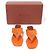 Loro Piana Sandali infradito da donna Carrot Juice Strightly Arancione - vista 2