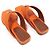 Loro Piana Sandali infradito da donna Carrot Juice Strightly Arancione - vista 5