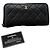 Chanel Portafoglio lungo con zip Caviar Gold Nero
