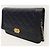 Chanel Borsa a tracolla Boy WOC in agnello nero e oro - vista 2