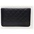 Chanel Borsa a tracolla Boy WOC in agnello nero e oro - vista 5
