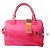 Tory Burch Borsa a spalla quadrata Saffiano Robinson Rosa