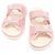 Chanel Mule in cotone a righe bianche e rosa con logo CC e chiusura a strappo da donna Bianco