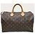 Louis Vuitton Monogram Canvas Speedy Tote Bag Braun - Ansicht 5