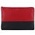 Céline Clutch bicolore in pelle di agnello Rosso