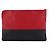 Céline Clutch bicolore in pelle di agnello Rosso - vista 3