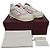 Gucci Reweb Leder Low Top Sneaker Silber