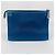 Fendi Mini pochette crossbody in agnello Blu - vista 3