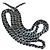 Chanel Clutch Boy WOC in agnello Navy Black con catena Mini Crossbody Blu - vista 9