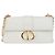 Dior Borsa a tracolla Montaigne East-West con catena dorata Bianco