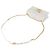 Dior Borsa a tracolla Montaigne East-West con catena dorata Bianco - vista 4