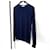 Moncler Langarm Strick Navy Blau  - Ansicht 1