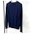 Moncler Langarm Strick Navy Blau  - Ansicht 3