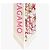 Salvatore Ferragamo Sciarpa skinny in seta Gaia Print Bianco - vista 7