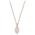 Ring Hermès Collana Mini Maillon Pendant Small Model Arancione Metallo