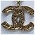 Chanel Collana con logo CC (Collana in Oro Nero) - vista 11