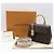 Louis Vuitton Mini borsa a tracolla Monogram Clooney Marrone - vista 2