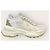 Louis Vuitton Sneakers Denim Run con monogramma beige e oro Marrone - vista 2