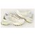 Louis Vuitton Sneakers Denim Run con monogramma beige e oro Marrone - vista 5
