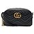 Gucci Borsa a tracolla Matelassé Marmont Nero