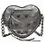 Balenciaga Borsa a Spalla Le Cagole Heart Chain Silver Argento