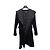 Louis Vuitton Cappotto a portafoglio con cappuccio e monogramma bianco e nero