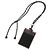 Prada Speedrock Re-Nylon Leather Card Holder Brown - view 4