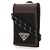 Prada Speedrock Re-Nylon Leather Card Holder Brown - view 5