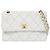 Chanel Borsa a tracolla White Wild Stitch Chain Bianco