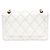 Chanel Borsa a tracolla White Wild Stitch Chain Bianco - vista 3