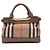 Burberry Borsa House Check Hepburn Small Marrone