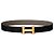 Hermès Reversible Men's Leather Belt with Gold Buckle Brown - view 2