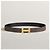 Hermès Reversible Men's Leather Belt with Gold Buckle Brown - view 3