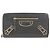 Balenciaga Giant Metallic Edge Zip Long Wallet Black