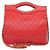 Chanel Lammfelltasche Rot - Ansicht 3