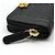 Chanel Cartera de tarjetas con cremallera Chevron Gold Boy Negro - vista 5
