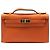 Hermès Borsa Pochette Kelly Mini Tote Orange Arancione