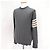 Thom Browne Diagonales Armband aus Merinowolle-Strick Grau Braun - Ansicht 4