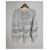 Louis Vuitton Oversized Wollstrick mit Intarsia-Note-Muster Silber - Ansicht 7