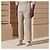 Hermès Pantaloni cargo plissettati Raspail da uomo Argento - vista 9