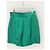 Louis Vuitton Mini shorts a gamba larga in lana e seta verde - vista 3