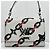 Louis Vuitton Borsa a tracolla Twist MM in pelle Epi Argento - vista 2
