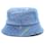 Chanel Denim Bucket Hat mit Logo Blau - Ansicht 2
