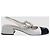 Miu Miu Mary Jane Slick Back da donna Argento - vista 2