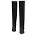 Tory Burch Botas altas SIMONE de ante negro para mujer