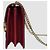 Gucci Borsa a tracolla con catena GG intrecciata Rossa Rosso - vista 5