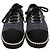 Chanel Sneakers in tweed con lacci di perle Blu
