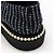 Chanel Sneakers in tweed con lacci di perle Blu - vista 11
