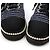 Chanel Sneakers in tweed con lacci di perle Blu - vista 9