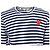 Comme Des Garcons Langarm-T-Shirt Red Wappen Metal Stone Stripe AX Mehrfarben - Ansicht 4